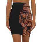 Bored Stiff - Womens Pencil Skirt