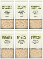 6 x Minton & Donello White Basmati Rice - 500g