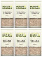 6 x Minton & Donello Wholemeal Cous Cous - 500g