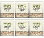 6 x Minton & Donello Stabilized Porridge Oats - 500g