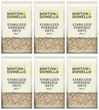 6 x Minton & Donello Stabilized Porridge Oats - 1000g