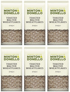 6 x Minton & Donello Toasted Malted Wheatflakes - 375g
