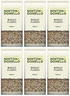 6 x Minton & Donello Wheat Flakes - 500g