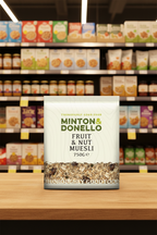 6 x Minton & Donello Fruit & Nut Muesli - 750g