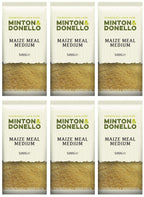 6 x Minton & Donello Maize Meal Medium - 500g