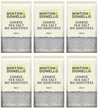 6 x Minton & Donello Coarse Sea Salt No Additives - 1000g