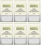 6 x Minton & Donello Fine Sea Salt No Additives - 1000g