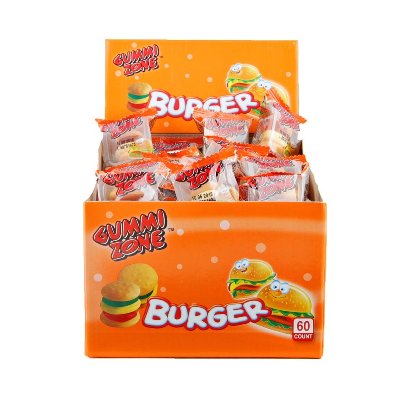 60 x Gummi Zone Burger 8Gm
