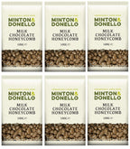 6 x Minton & Donello Milk Chocolate Honeycomb - 100g