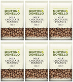 6 x Minton & Donello Milk Chocolate Peanuts - 100g