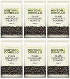 6 x Minton & Donello Plain Chocolate Peanuts - 100g