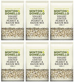 6 x Minton & Donello Yogurt Coated Peanut & Raisin Mix - 100g