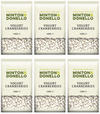 6 x Minton & Donello Yogurt Cranberries - 100g