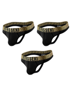 3 Pack Men's Sexy Soft Breathable Seamless Thong