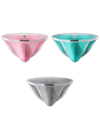 3-pack Men's Low Waist Sexy Narrow Hem Breathable Briefs