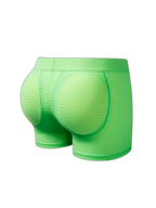 Sponge Cushion Mesh Buttock Boxer Briefs