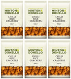 6 x Minton & Donello Chilli Rice Crackers - 50g