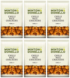 6 x Minton & Donello Chilli Rice Crackers - 100g