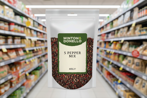 10 x Minton & Donello 5 Pepper Mix - 40g