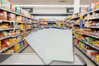 500 x Plain Foil Portion Bag White - 7X9X8