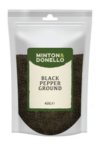 10 x Minton & Donello Black Pepper Ground - 40g
