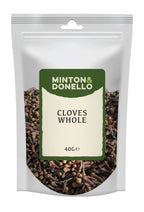10 x Minton & Donello Cloves Whole - 40g