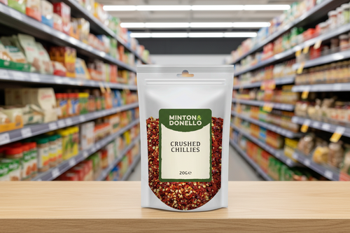 10 x Minton & Donello Crushed Chillies - 20g