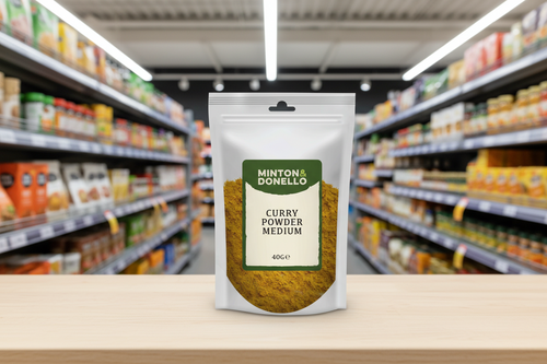 10 x Minton & Donello Curry Powder Medium - 40g