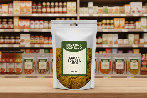 10 x Minton & Donello Curry Powder Mild - 40g