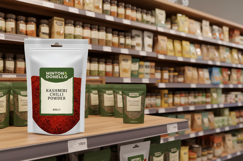 10 x Minton & Donello Kashmiri Chilli Powder - 40g