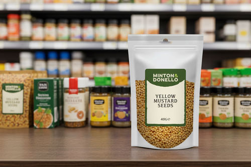 10 x Minton & Donello Yellow Mustard Seed - 40g