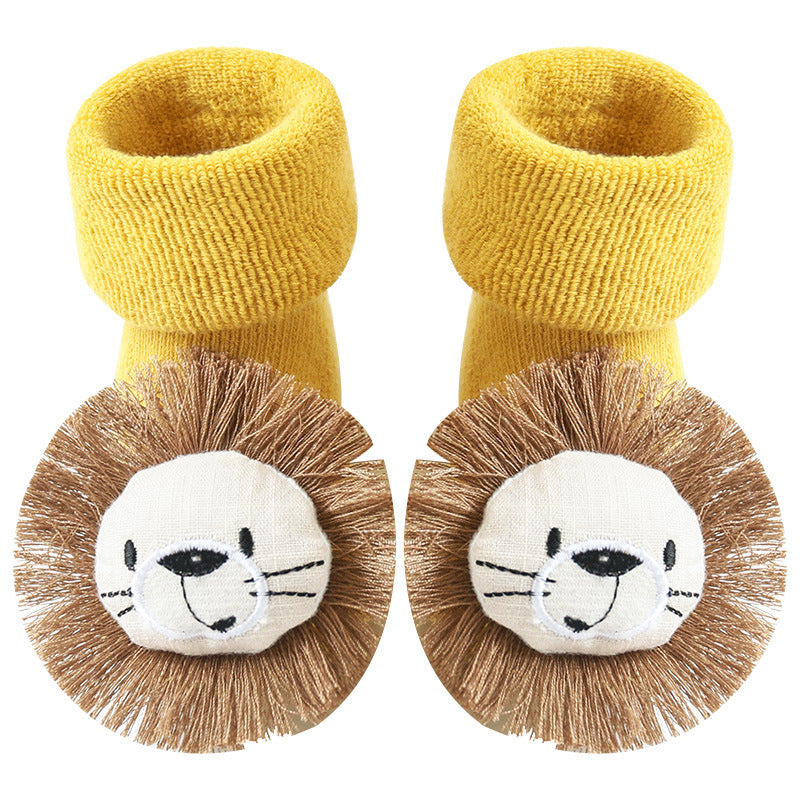 Cotton Baby Socks Girls Boys Rubber Anti Slip Floor Cartoon Kids Toddlers