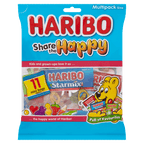 10 x Haribo Share The Happy Multipack Sweets Bag 176GM