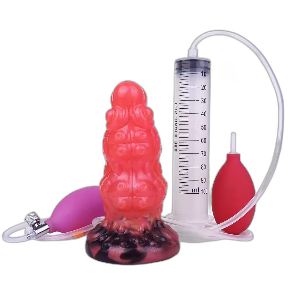 Cain - 6 Inch Inflatable Squirting Tentacle Dildo