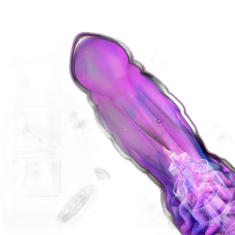 Poke - 9.45 Inch Thrusting Vibrating Monster Dildo