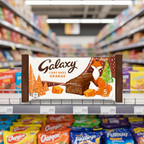 12 X Galaxy Orange Festive Cake Bars 5pk 143.7GM