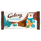 12 X Galaxy Salted Caramel Festive Cake Bars 5pk 129.55