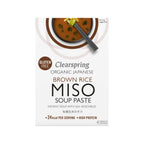 Clearspring Brown Rice Miso Soup Paste Sea Veg Org - 4x15g