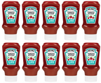 10 x Heinz Tomato Ketchup No Added Sugar 425Gm