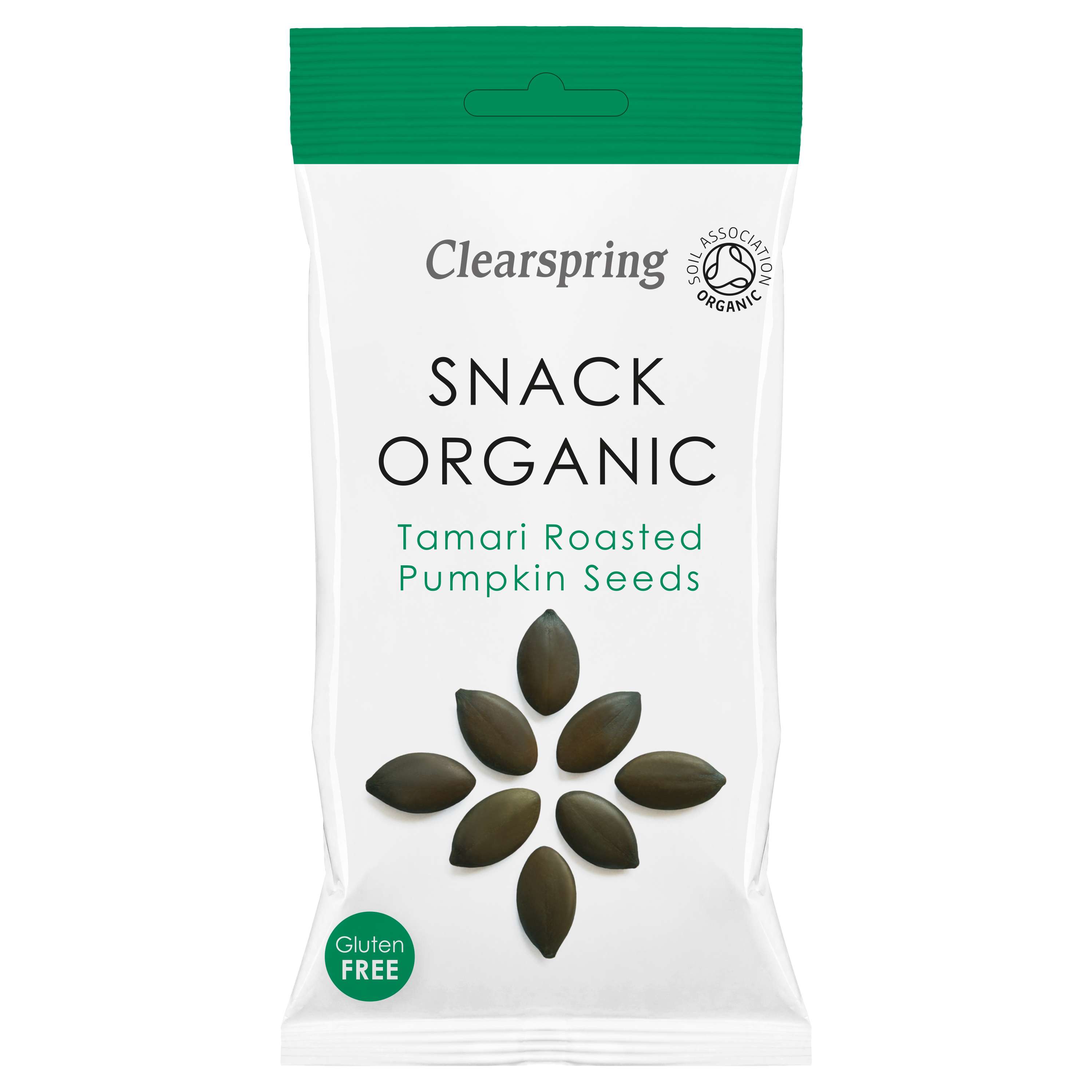 Clearspring Snack Yaemon Tamari Roast Pumpkin Seeds - 30g