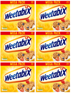 6 x Weetabix 72'S