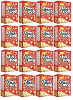 16 x Stop N Pop Microwave Popcorn Sweet 3X85Gm