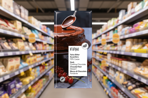 10 x Vivani Fine Dark cooking chocolate - 200g