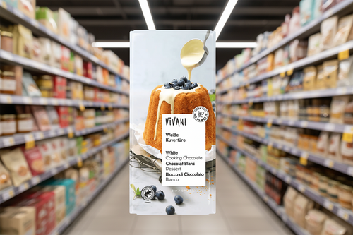 10 x Vivani White cooking chocolate - 200g
