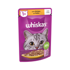 28 x Whiskas Cat 1+ Pouch Chicken & Jelly - 85GM