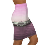 The Sleeping Yachts (at Evening) - Womens Pencil Skirt