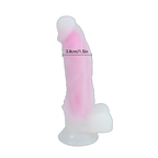 Aurora - 7.3 Inch Glow In The Dark Dildo - Silicone Dildo