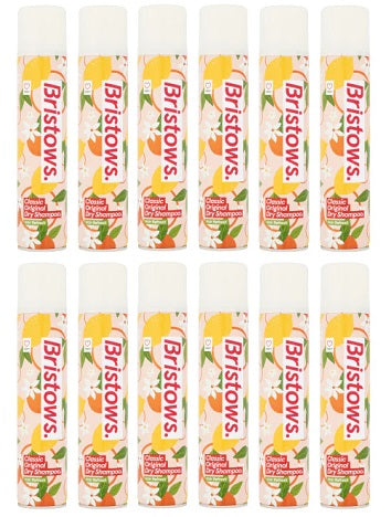 12 X Bristows Trockenshampoo Original 200ML
