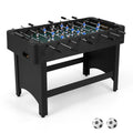 119 CM Competition Full Size Soccer Game Table with 22 Players-Black
