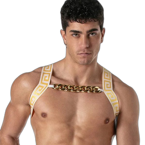 Leader Invictus Harness | White Gold